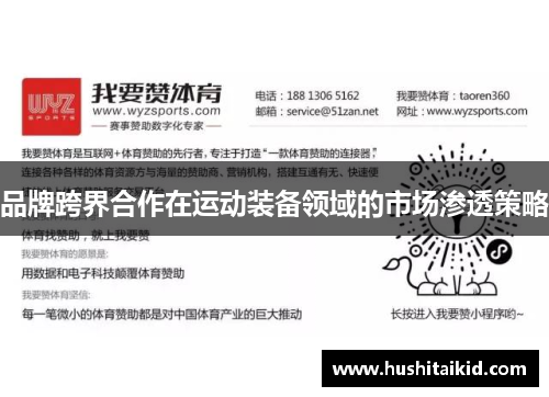 品牌跨界合作在运动装备领域的市场渗透策略